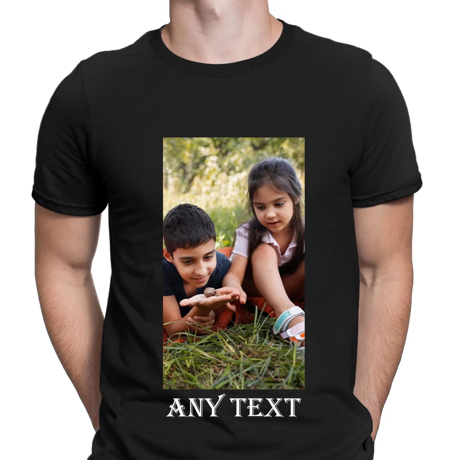 Personalised Any Text & Photo Image Here Stag Do Party  Mens T-Shirts#6NE 1T9A5 Unisex T-shirt, Sweatshirt, Hoodie, Long Sleeve Tee - T-Shirt, Sweatshirt, Hoodie