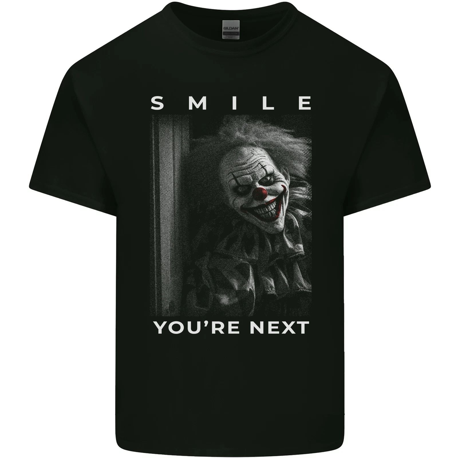 Your Next Horror Clown Halloween Mens Cotton T-Shirt Tee Top Unisex T-shirt, Sweatshirt, Hoodie, Long Sleeve Tee - T-Shirt, Sweatshirt, Hoodie