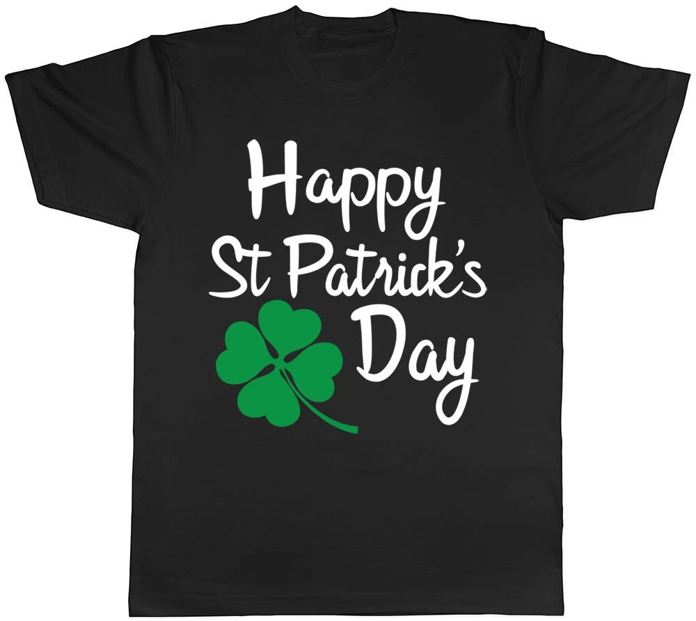 Happy St Patrick's Day Mens Womens Ladies T-Shirt Unisex T-shirt, Sweatshirt, Hoodie, Long Sleeve Tee - T-Shirt, Sweatshirt, Hoodie