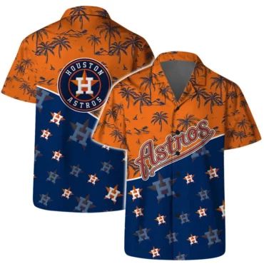 Houston Astros Palms & Stars Island Vibe Hawaiian Shirt Unisex T-shirt, Sweatshirt, Hoodie, Long Sleeve Tee - T-Shirt, Sweatshirt, Hoodie