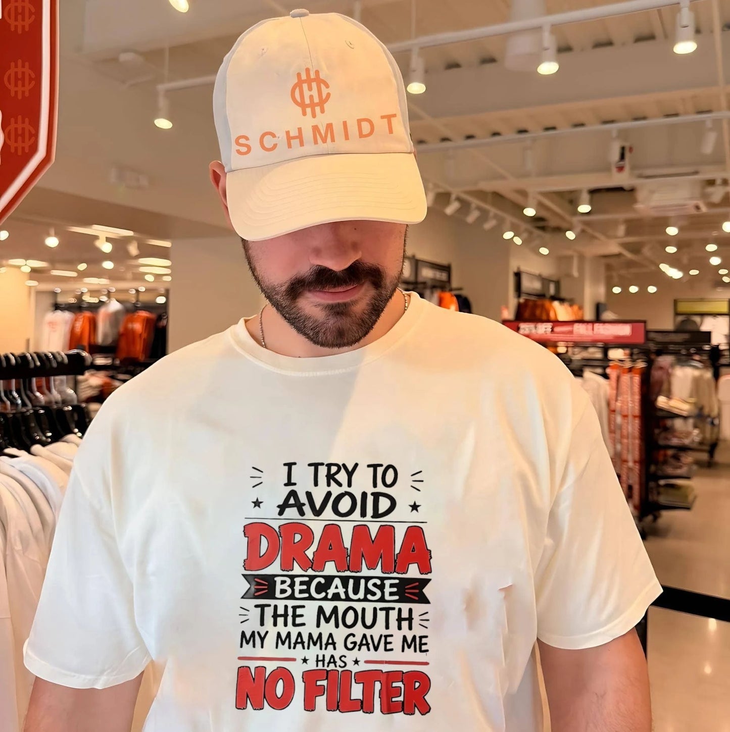 I try to avoid drama because the mouth my mama gave me has no filter shirt Unisex T-shirt, Sweatshirt, Hoodie, Long Sleeve Tee - T-Shirt, Sweatshirt, Hoodie