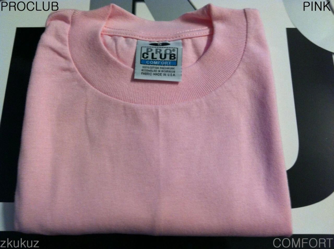1 NEW PROCLUB COMFORT PLAIN T-SHIRT BLANK PINK TEE PRO CLUB S-3XL 1PC Unisex T-shirt, Sweatshirt, Hoodie, Long Sleeve Tee - T-Shirt, Sweatshirt, Hoodie