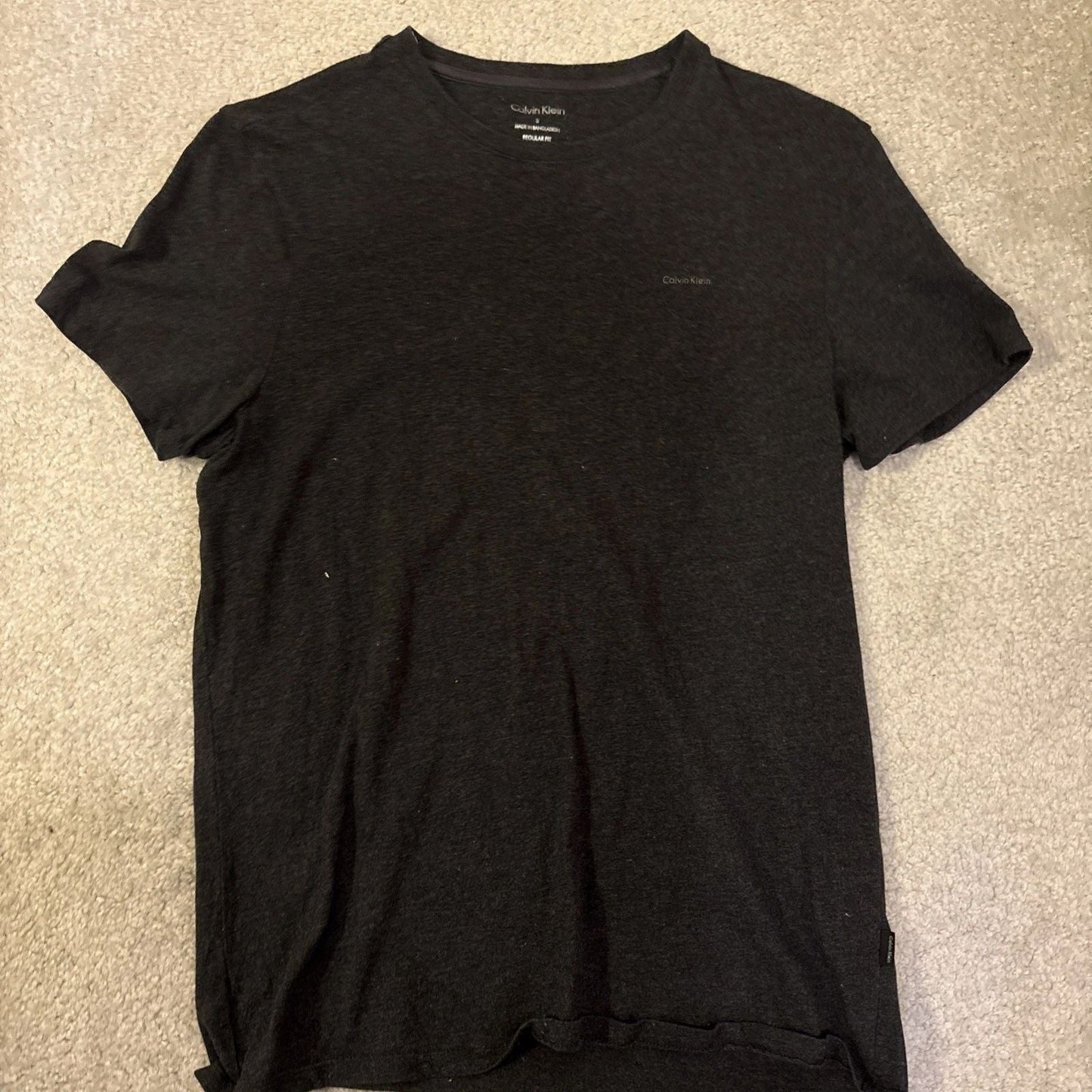 CALVIN KLEIN Men's Solid Black Crew Neck Pima Cotton Short Sleeve T Shirt Size S Unisex T-shirt, Sweatshirt, Hoodie, Long Sleeve Tee - T-Shirt, Sweatshirt, Hoodie