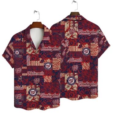 Washington Nationals Tropical Escape Hawaiian Shirt Unisex T-shirt, Sweatshirt, Hoodie, Long Sleeve Tee - T-Shirt, Sweatshirt, Hoodie