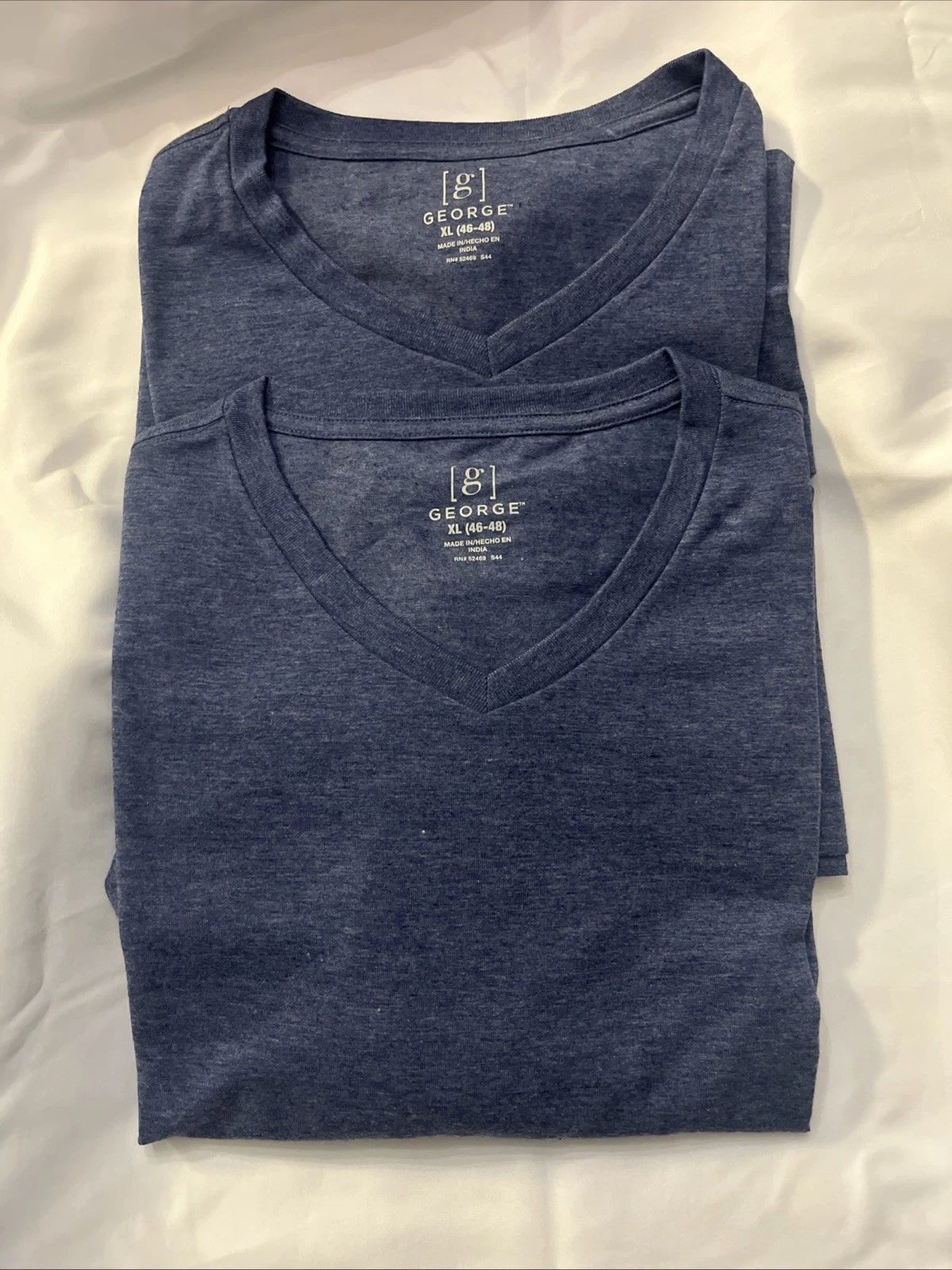 Mens V- Neck XL 46-48 Storm Blue T-Shirts George LOT Of 2 T-Shirts Unisex T-shirt, Sweatshirt, Hoodie, Long Sleeve Tee - T-Shirt, Sweatshirt, Hoodie
