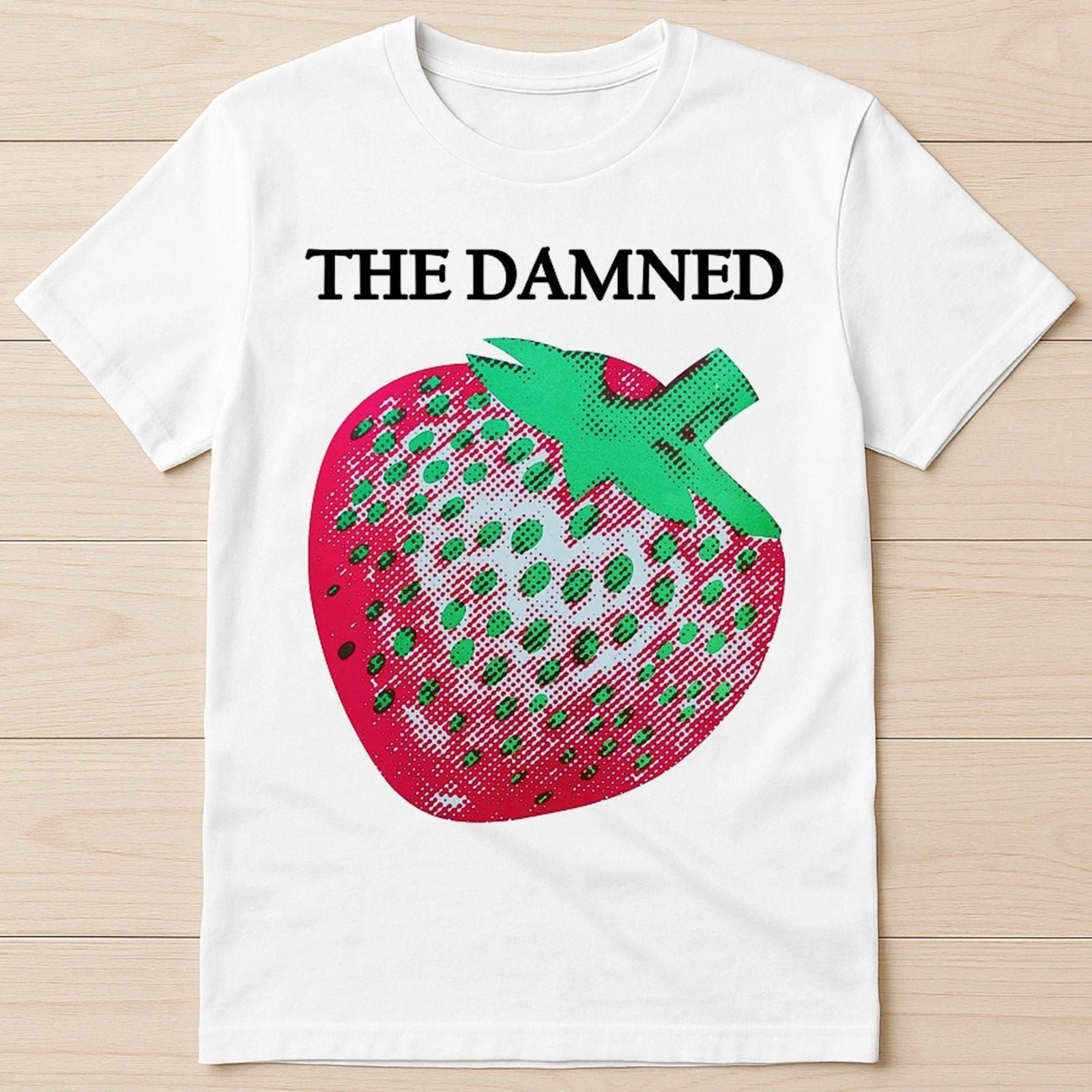 The Damned Strawberries Punk Rock Music Meme Funny Gift Tee T Shirt G2884 Unisex T-shirt, Sweatshirt, Hoodie, Long Sleeve Tee - T-Shirt, Sweatshirt, Hoodie