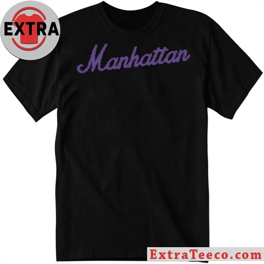 Manhattan Kansas Script Lavender T-Shirt Unisex T-shirt, Sweatshirt, Hoodie, Long Sleeve Tee - T-Shirt, Sweatshirt, Hoodie