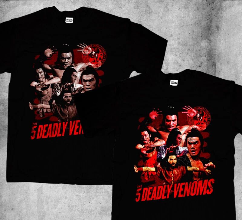 Five Deadly Venoms Retro Classic Kung Fu Movie T-shirt Unisex T-shirt, Sweatshirt, Hoodie, Long Sleeve Tee - T-Shirt, Sweatshirt, Hoodie