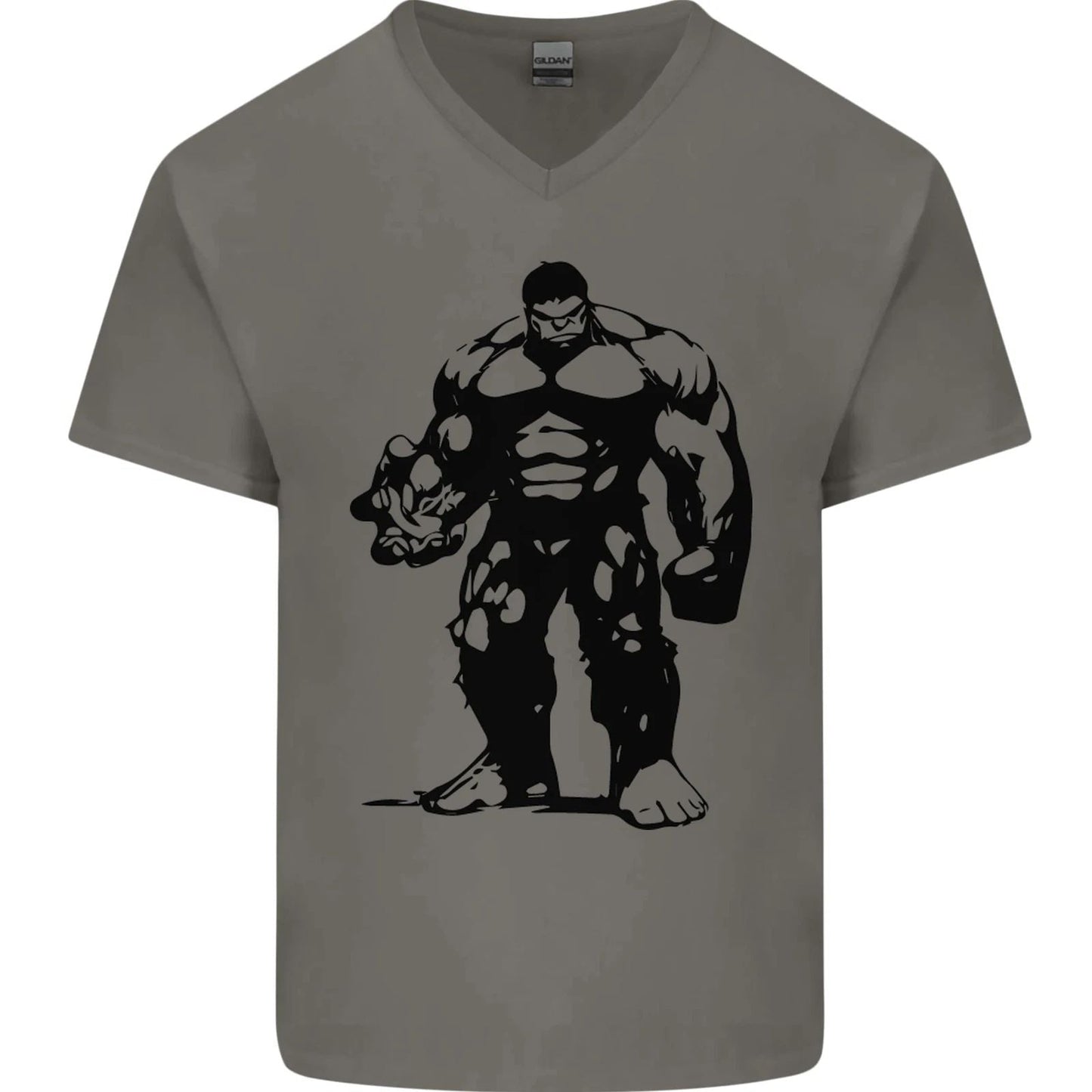 Muscle Man Gym Training Top Bodybuilding Mens V-Neck Cotton T-Shirt Unisex T-shirt, Sweatshirt, Hoodie, Long Sleeve Tee - T-Shirt, Sweatshirt, Hoodie