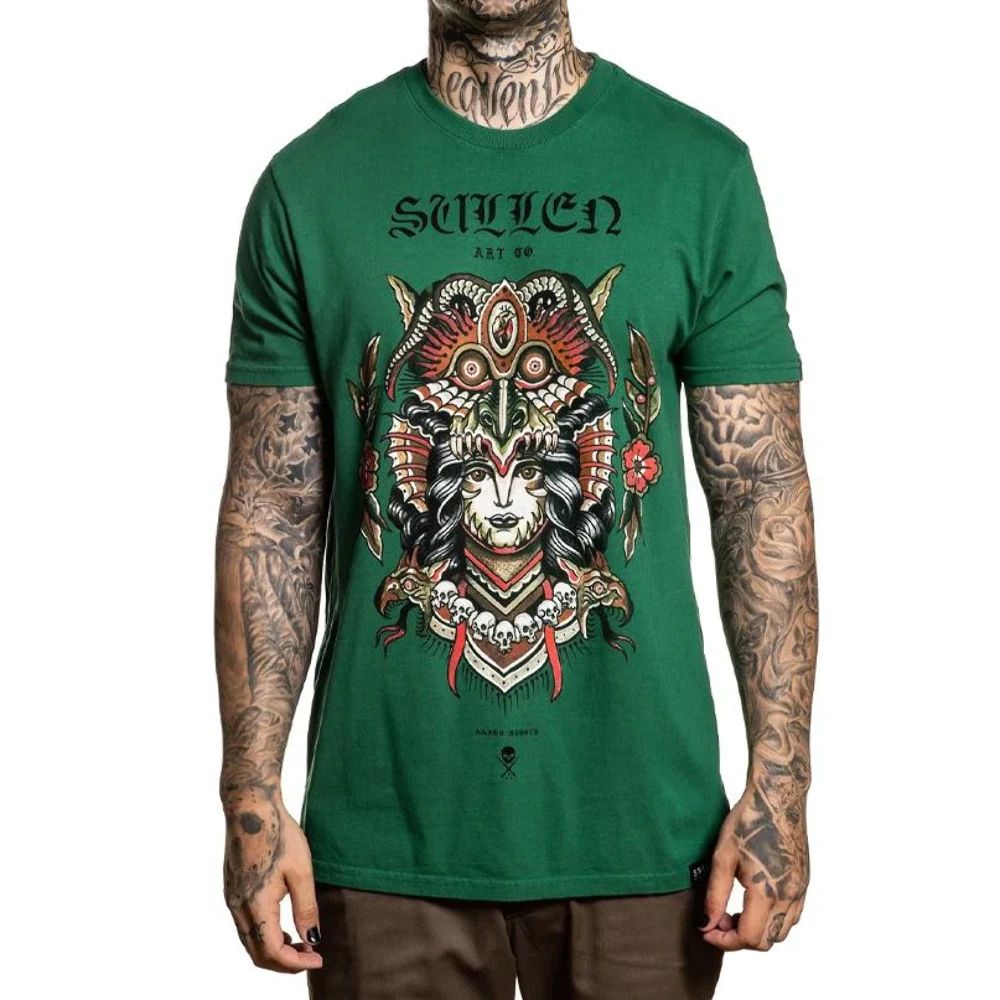 Sullen Art Collective Jade Mermaid Premium Fit Mens T-Shirt Tattoo Art Unisex T-shirt, Sweatshirt, Hoodie, Long Sleeve Tee - T-Shirt, Sweatshirt, Hoodie