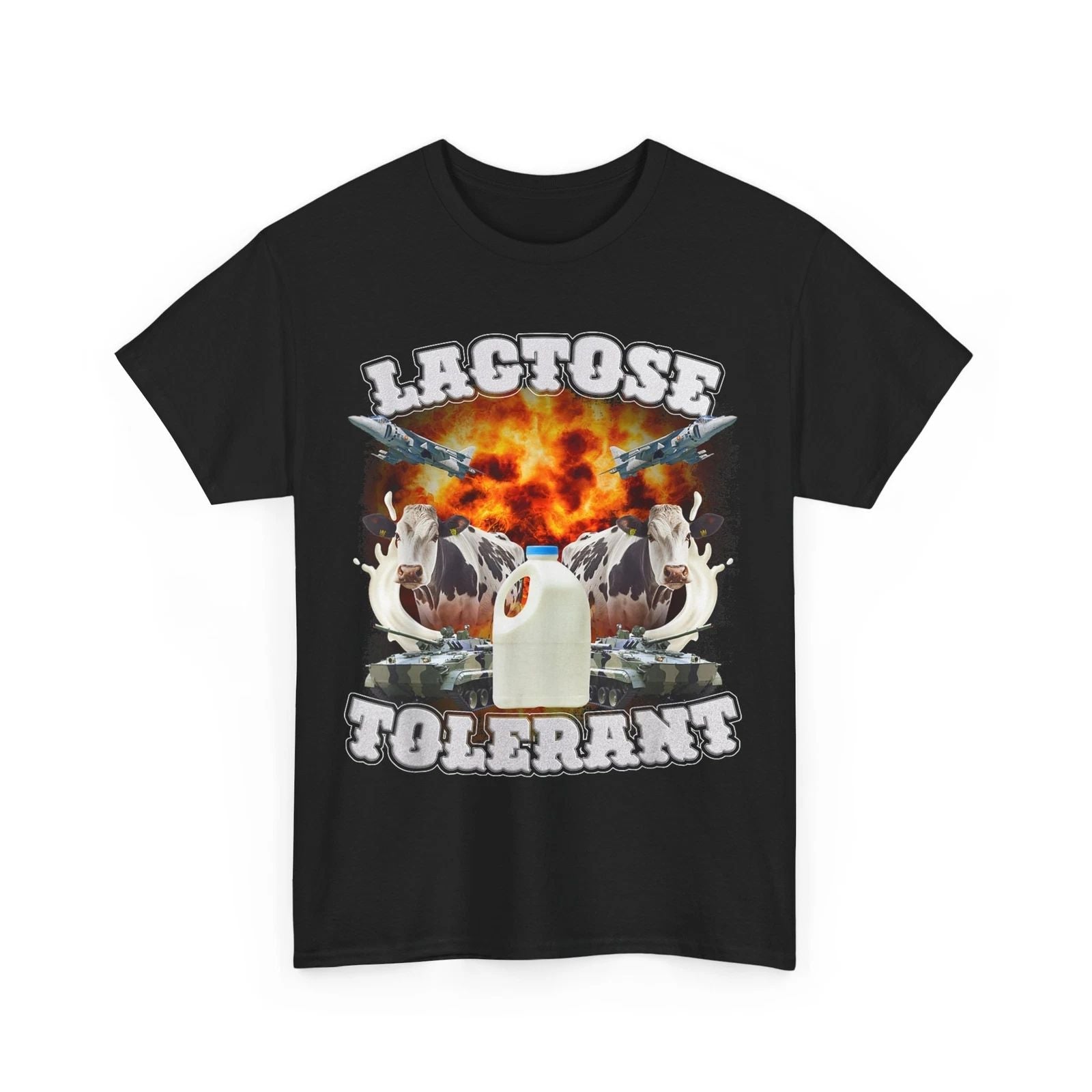 Lactose Tolerant Funny T-Shirt Unisex T-shirt, Sweatshirt, Hoodie, Long Sleeve Tee - T-Shirt, Sweatshirt, Hoodie