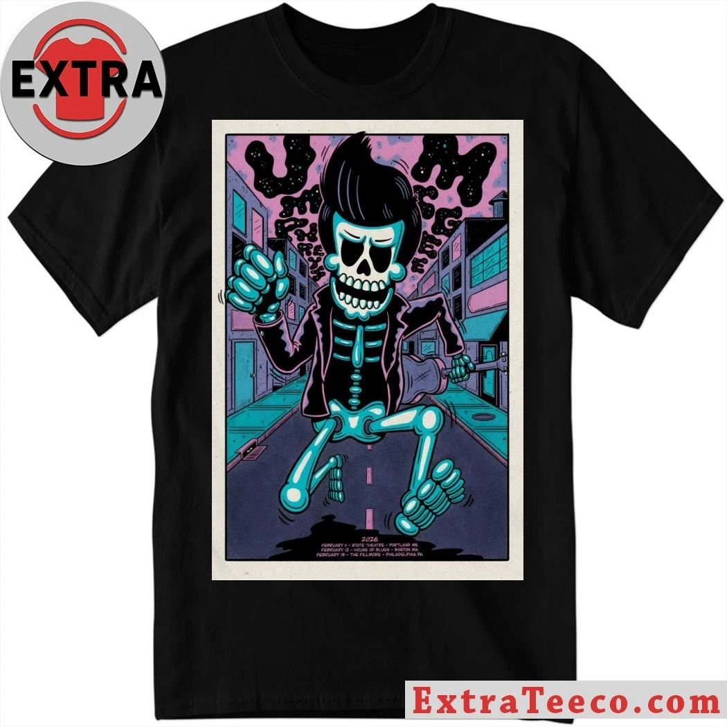 Umphreys McGee Feb 11-13 2026 Portland ME, Boston MA And Philadelphia PA Poster Shirt Unisex T-shirt, Sweatshirt, Hoodie, Long Sleeve Tee - T-Shirt, Sweatshirt, Hoodie