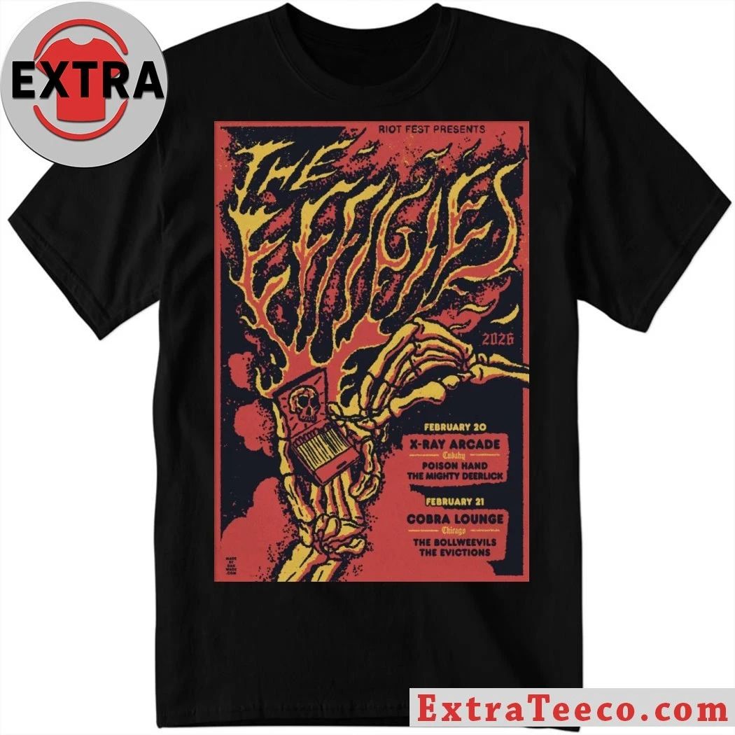 The Effigies February 21 2026 At Cobra Lounge Show Poster Shirt Unisex T-shirt, Sweatshirt, Hoodie, Long Sleeve Tee - T-Shirt, Sweatshirt, Hoodie