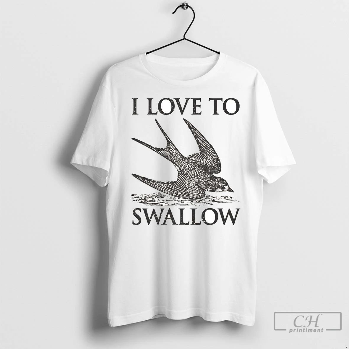 Premium Barn Swallow I Love To Swallow Unisex T-shirt, Sweatshirt, Hoodie, Long Sleeve Tee - T-Shirt, Sweatshirt, Hoodie