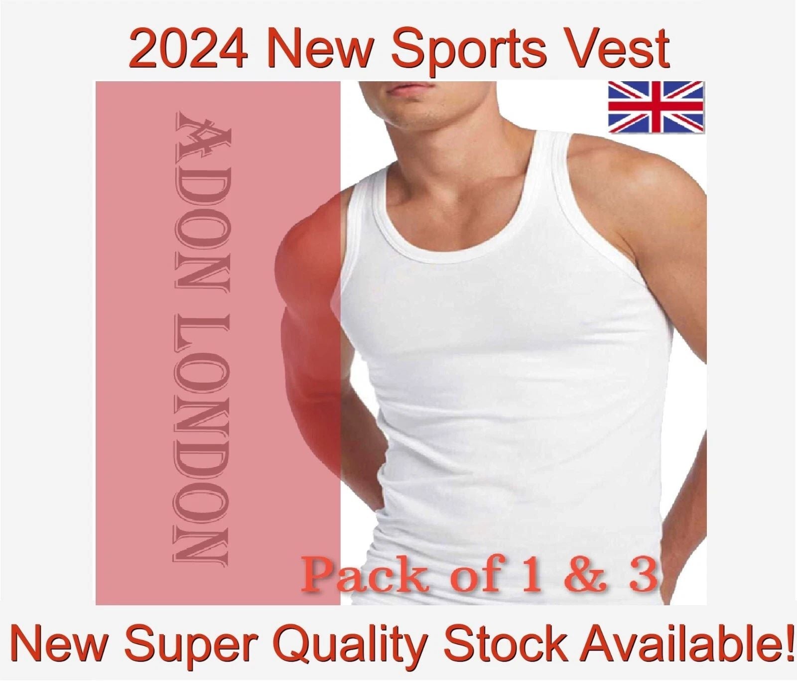 Mens Vests Made from 100% Plain Cotton 1 3Pack Comfortable Feel Vest Top for Men Unisex T-shirt, Sweatshirt, Hoodie, Long Sleeve Tee - T-Shirt, Sweatshirt, Hoodie