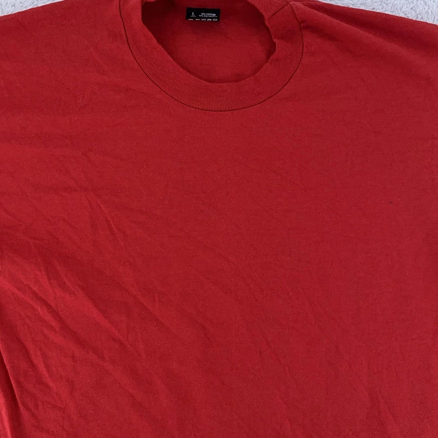 Vintage Blank Red Fruit of the Loom Best Shirt Mens M/L Made USA 50/50 Tee 90s Unisex T-shirt, Sweatshirt, Hoodie, Long Sleeve Tee - T-Shirt, Sweatshirt, Hoodie