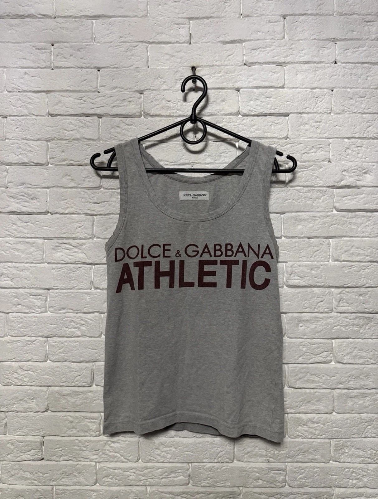 Dolce & Gabbana Athletic Huge Logo Men`s Tank Sz S Unisex T-shirt, Sweatshirt, Hoodie, Long Sleeve Tee - T-Shirt, Sweatshirt, Hoodie