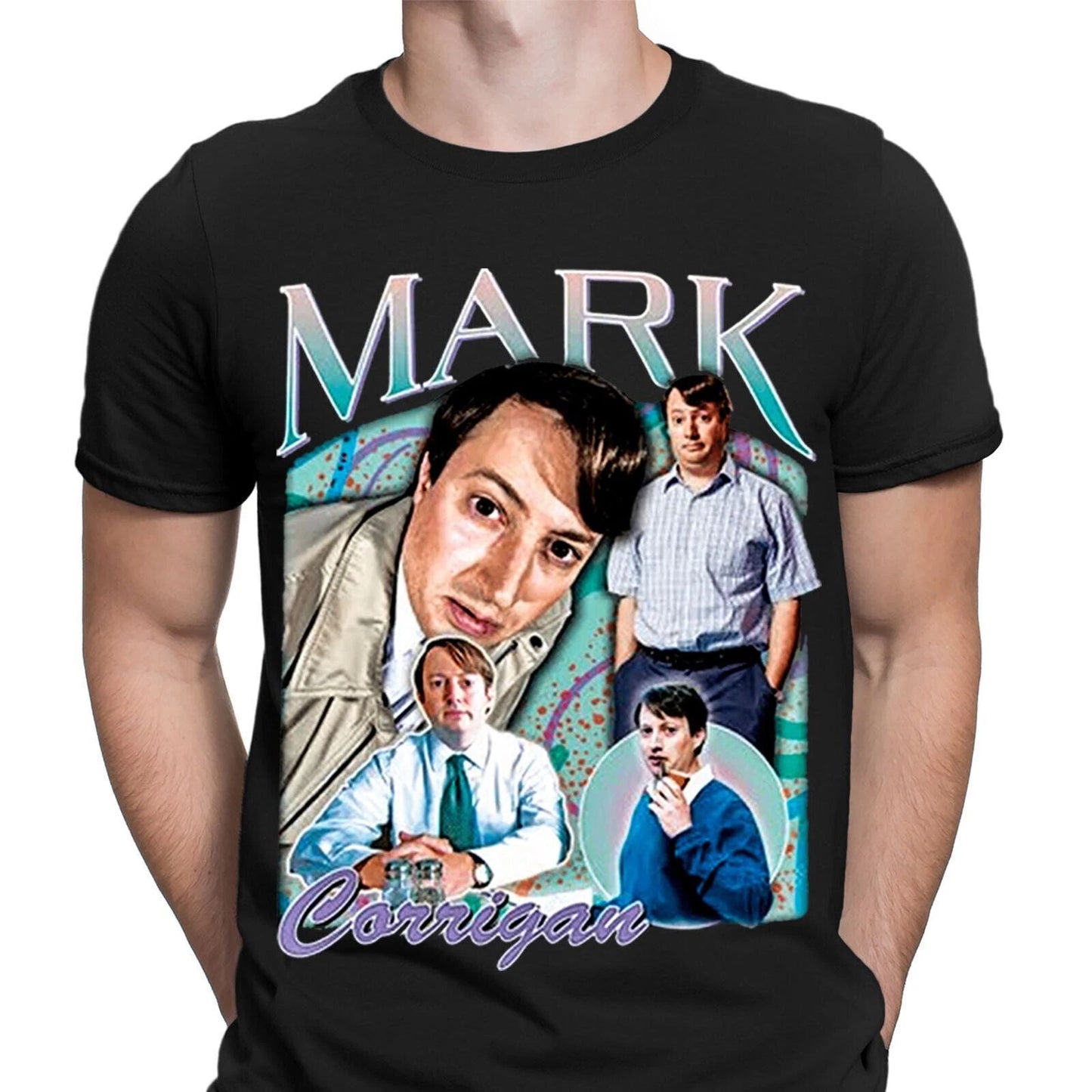 Mark Corrigan Homage Funny British Tv Show Gift Super Hand Mens T-Shirts #VED Unisex T-shirt, Sweatshirt, Hoodie, Long Sleeve Tee - T-Shirt, Sweatshirt, Hoodie