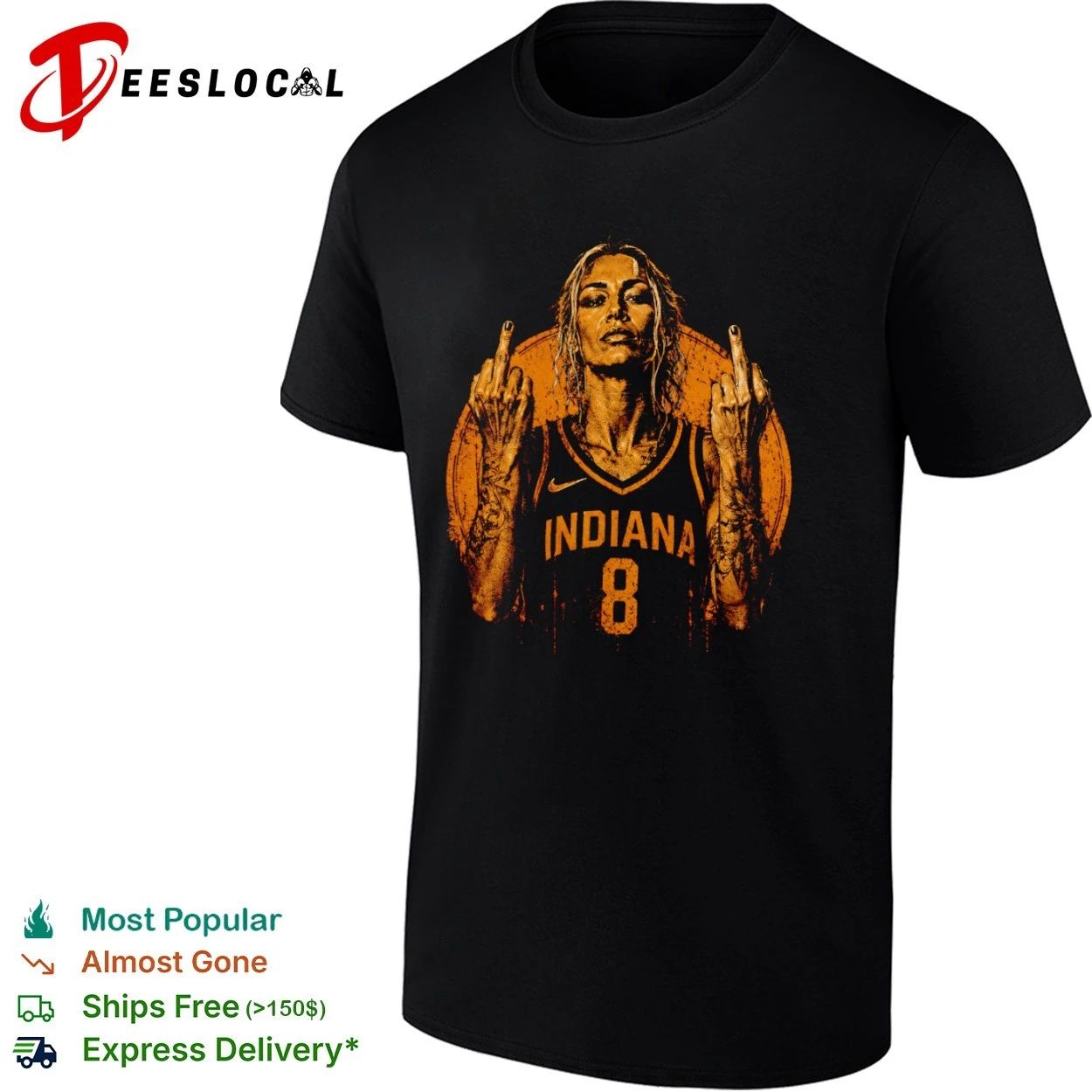 Sophie Cunningham Indiana Fever Unbothered Hoops Rebel T-shirt Unisex T-shirt, Sweatshirt, Hoodie, Long Sleeve Tee - T-Shirt, Sweatshirt, Hoodie