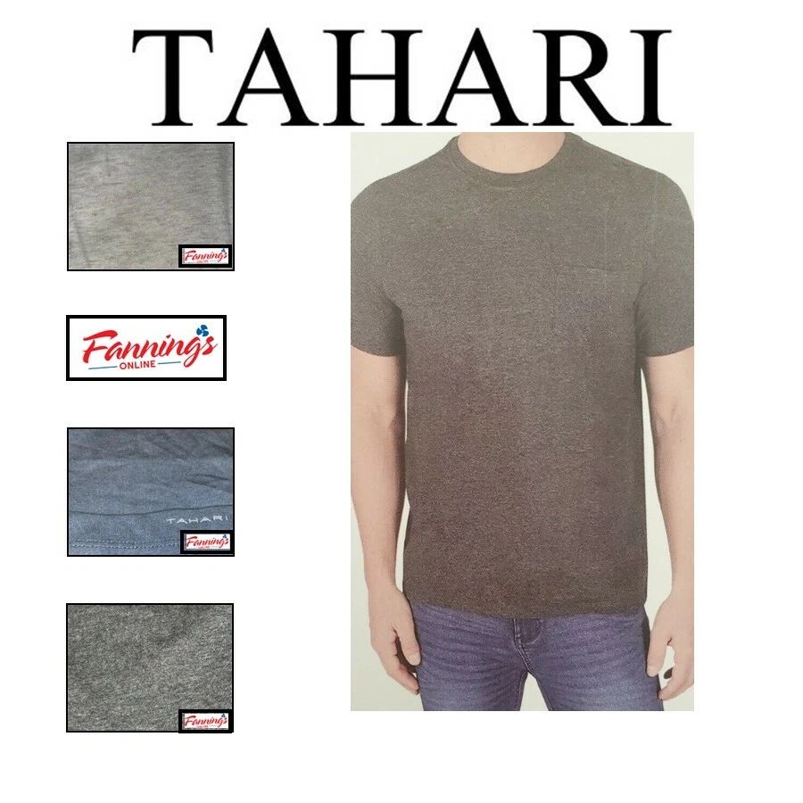 Tahari Men's Crew Neck With Pocket 4-Way Stretch Shirt - J41 Unisex T-shirt, Sweatshirt, Hoodie, Long Sleeve Tee - T-Shirt, Sweatshirt, Hoodie