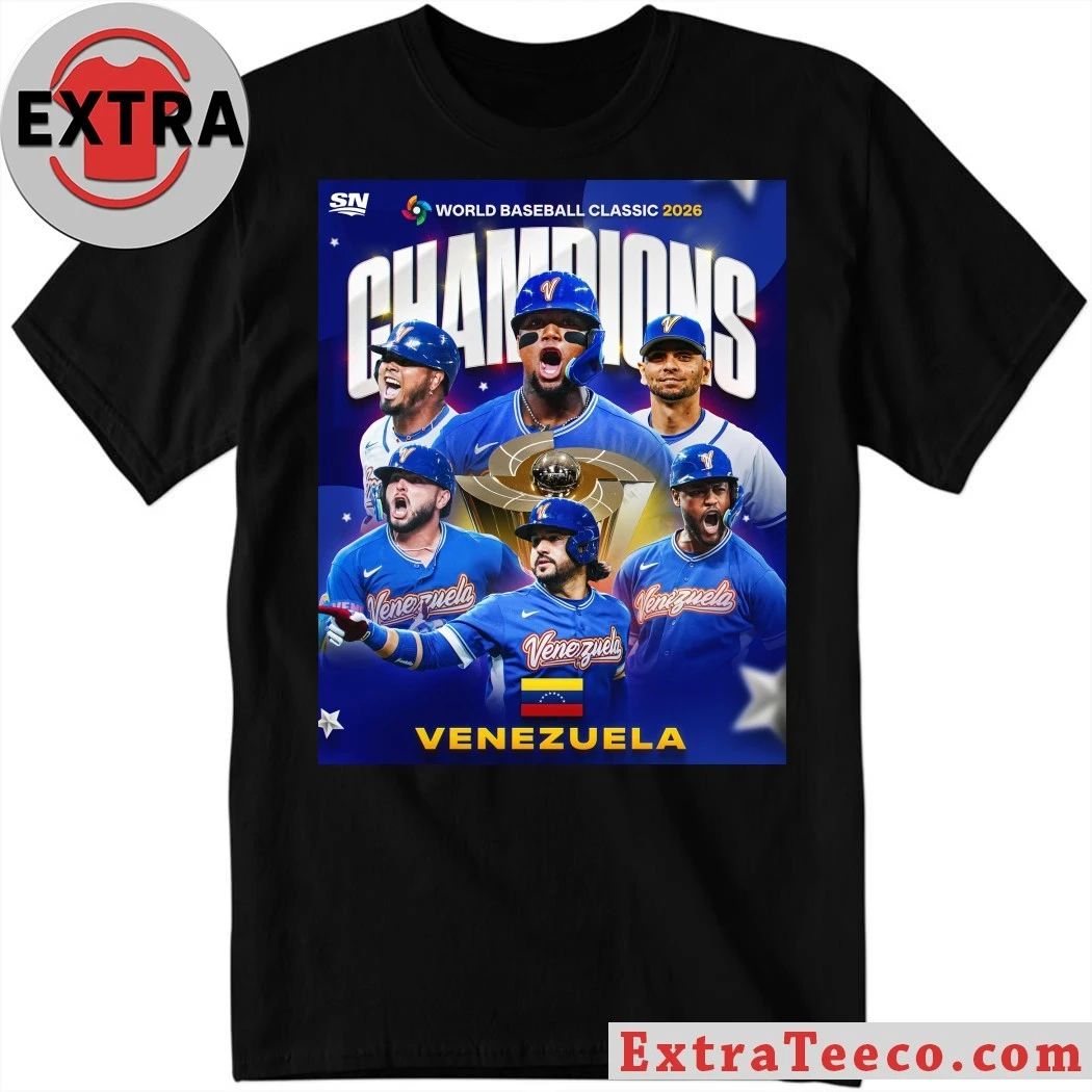 Venezuela won the 2026 World Baseball Classic, defeating the United States by a narrow margin of 3-2 Shirt - T-Shirt, Sweatshirt, Hoodie