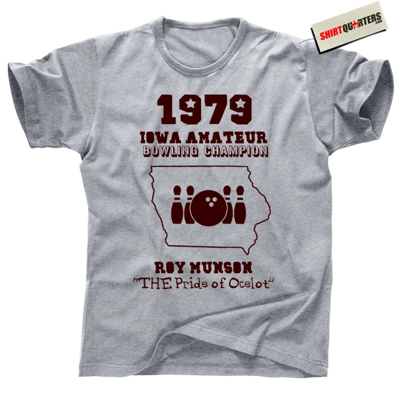 Roy Munson 1979 Bowling Champ Tee  Vintage Iowa AMF Style Shirt Unisex T-shirt, Sweatshirt, Hoodie, Long Sleeve Tee - T-Shirt, Sweatshirt, Hoodie