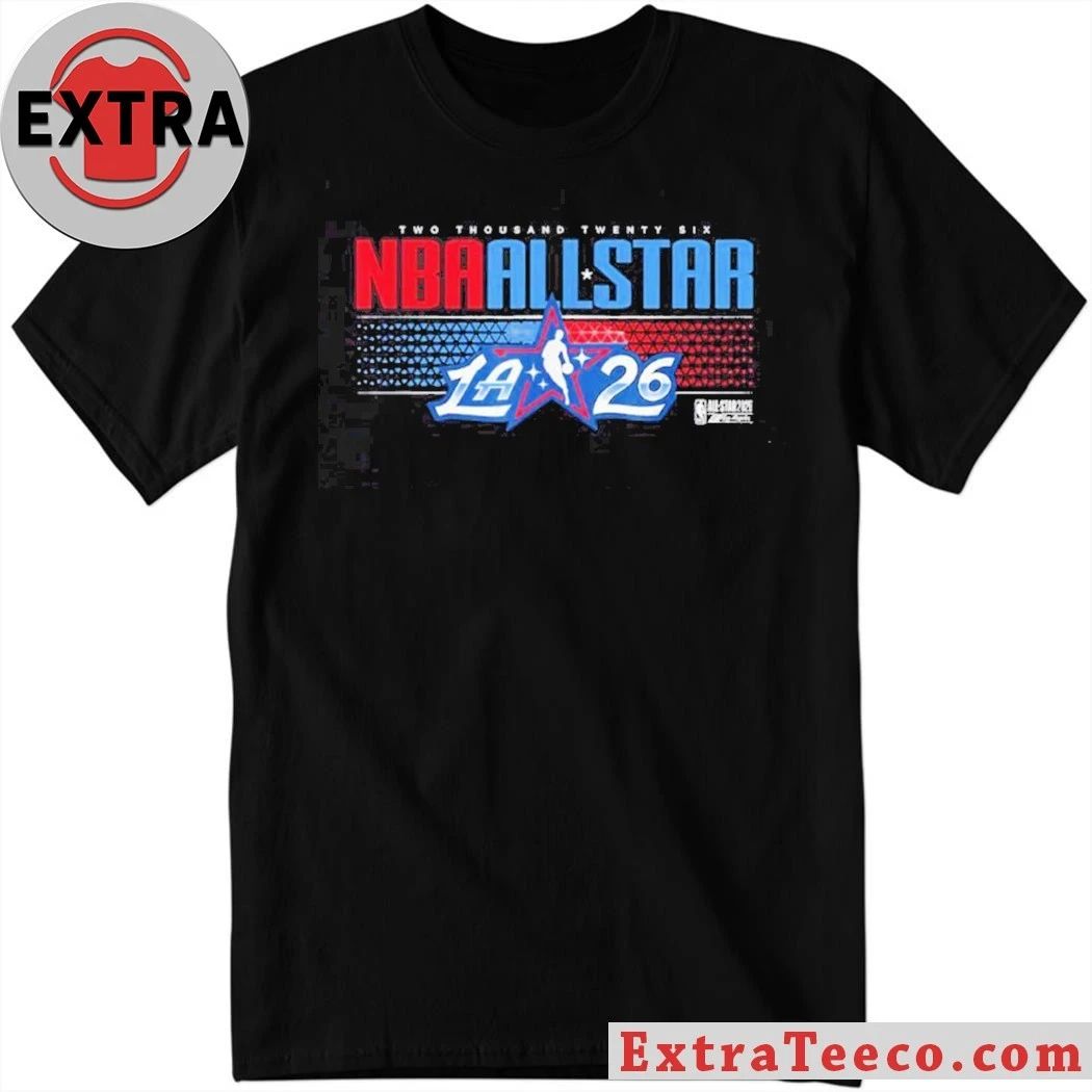 Commemorative t-shirt for the 2026 NBA All-Star Game, scheduled to take place in Los Angeles - T-Shirt, Sweatshirt, Hoodie