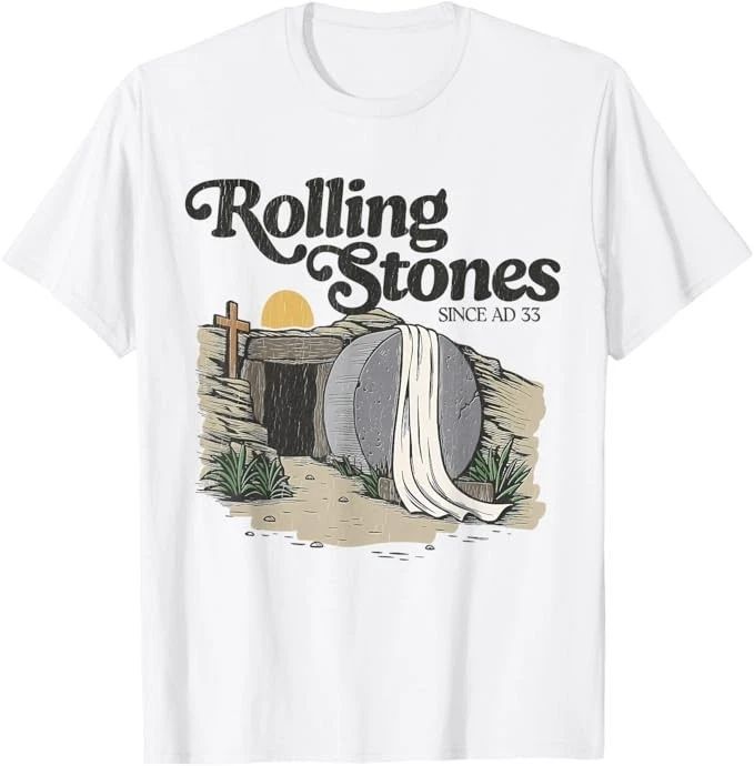 Easter The Stone was Rolled Away He is Alive Retro Christian T-Shirt Unisex T-shirt, Sweatshirt, Hoodie, Long Sleeve Tee - T-Shirt, Sweatshirt, Hoodie