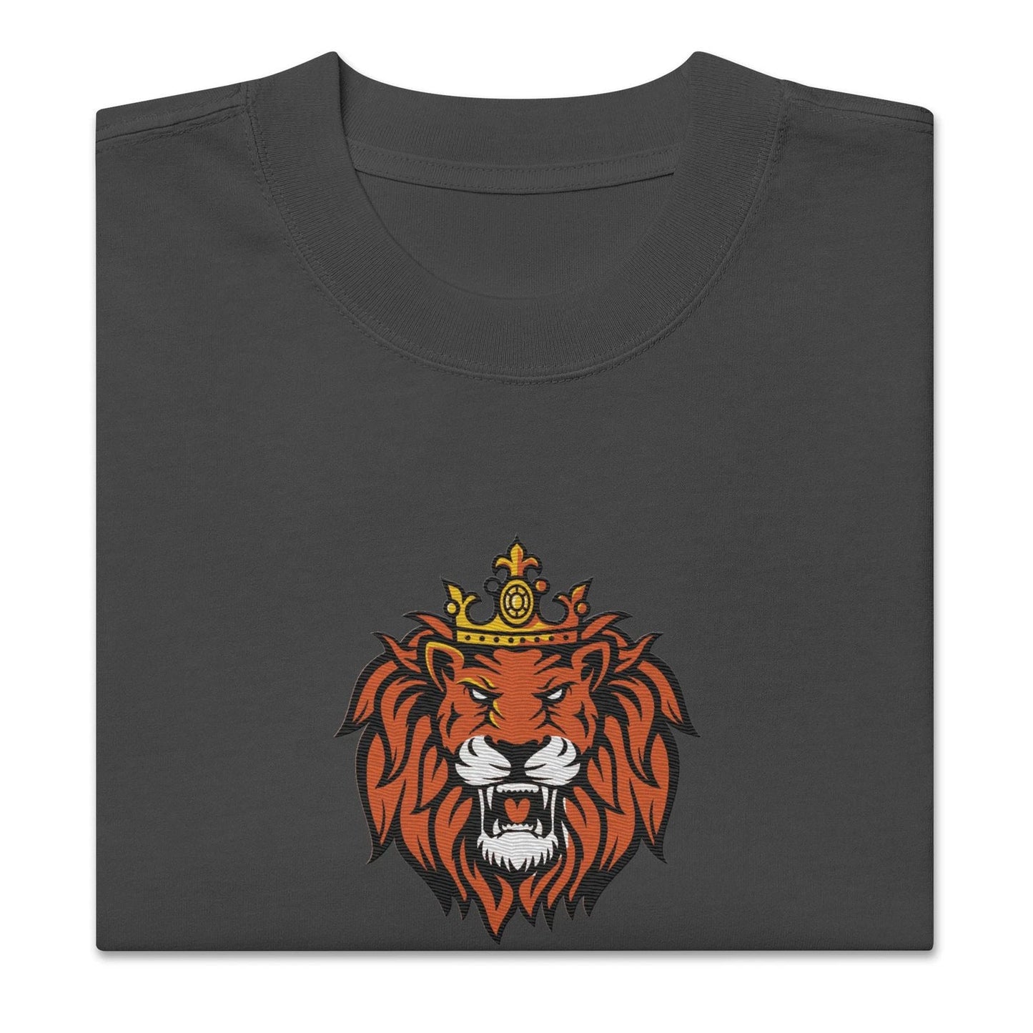 Lion Oversized faded t-shirt Unisex T-shirt, Sweatshirt, Hoodie, Long Sleeve Tee - T-Shirt, Sweatshirt, Hoodie