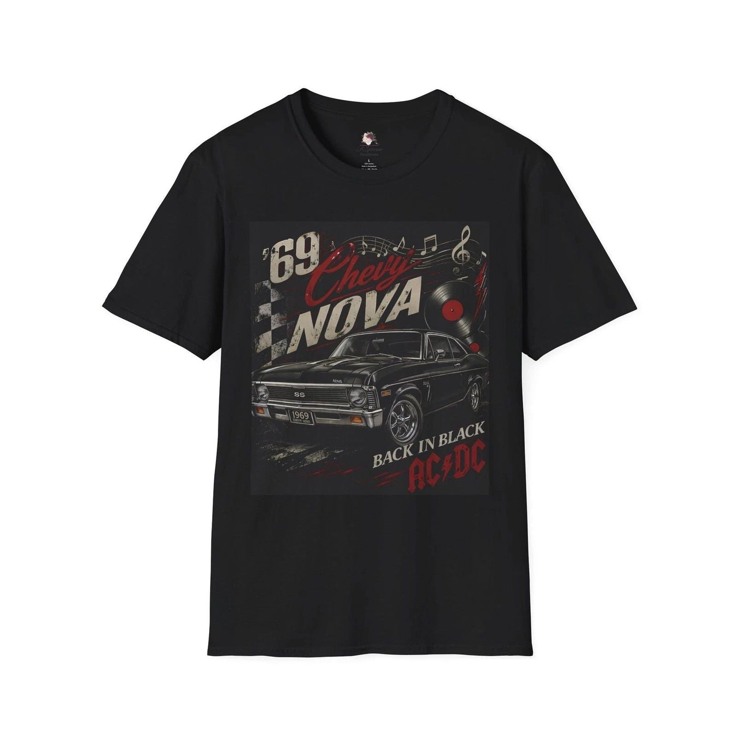1969 Chevy Nova Shirt, Classic Muscle Car Tee, Vintage Car Graphic T-Shirt, Unisex T-shirt, Sweatshirt, Hoodie, Long Sleeve Tee - T-Shirt, Sweatshirt, Hoodie