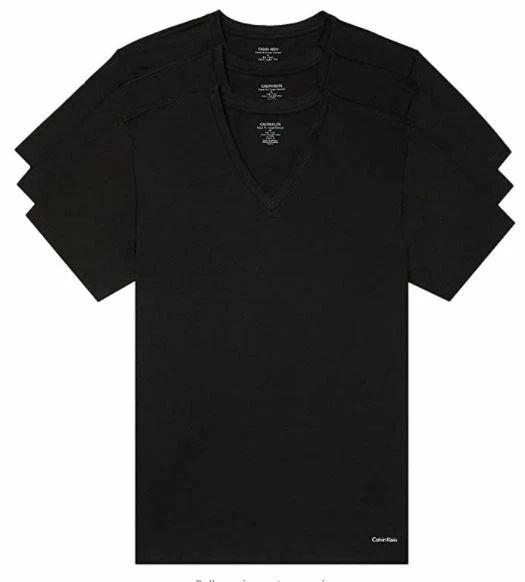 3 PACK CALVIN KLEIN SIZE S M L XL 2XL COTTON T-SHIRTS BLACK  WHITE GRAY V NECK Unisex T-shirt, Sweatshirt, Hoodie, Long Sleeve Tee - T-Shirt, Sweatshirt, Hoodie