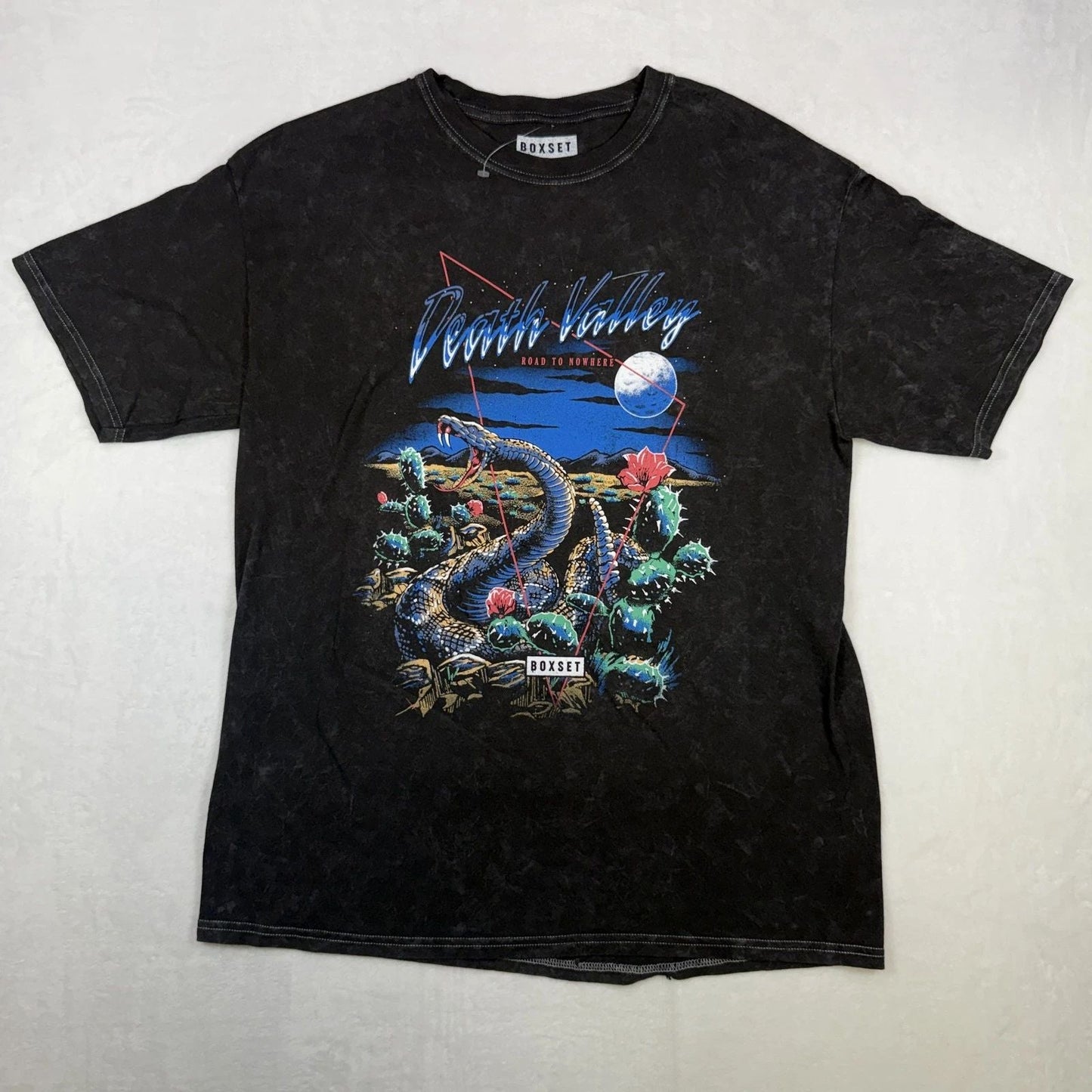 Death Valley Road to Nowhere Serpent Men's T-Shirt Size M Black Short Sleeve Unisex T-shirt, Sweatshirt, Hoodie, Long Sleeve Tee - T-Shirt, Sweatshirt, Hoodie