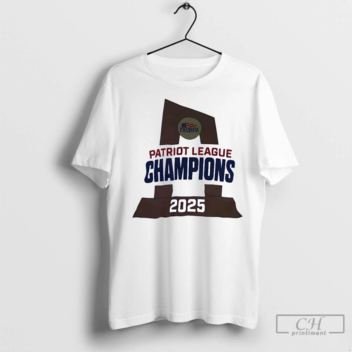 Premium Patriot League Champions 2025 Trophy Unisex T-shirt, Sweatshirt, Hoodie, Long Sleeve Tee - T-Shirt, Sweatshirt, Hoodie