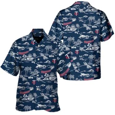 Minnesota Twins Island Sketch Hawaiian Shirt Unisex T-shirt, Sweatshirt, Hoodie, Long Sleeve Tee - T-Shirt, Sweatshirt, Hoodie