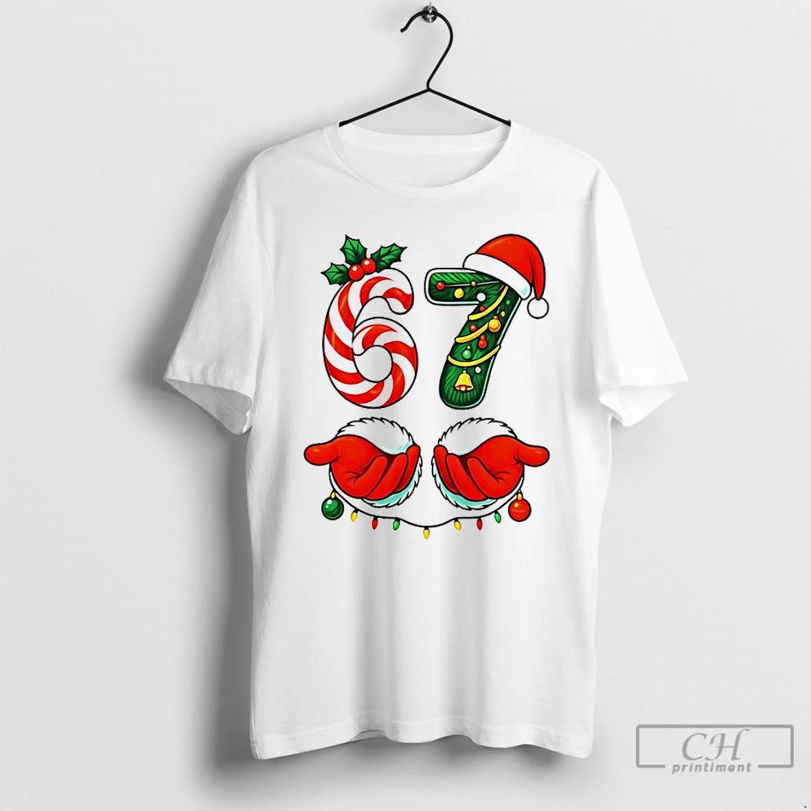 Premium Christmas 6 7 Meme Festive Gen Alpha Slang T Shirts Unisex T-shirt, Sweatshirt, Hoodie, Long Sleeve Tee - T-Shirt, Sweatshirt, Hoodie