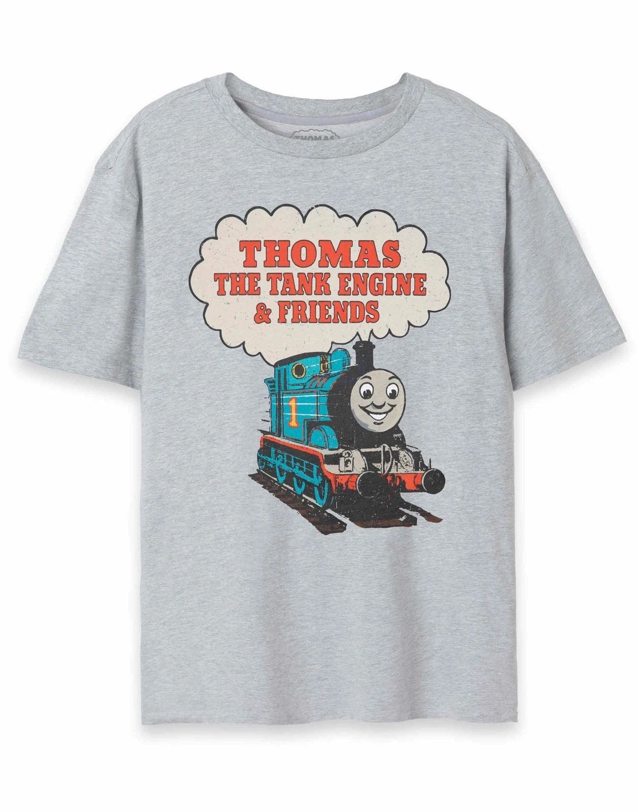 Thomas and Friends Grey Vintage Train Short Sleeved T-Shirt Mens Unisex T-shirt, Sweatshirt, Hoodie, Long Sleeve Tee - T-Shirt, Sweatshirt, Hoodie