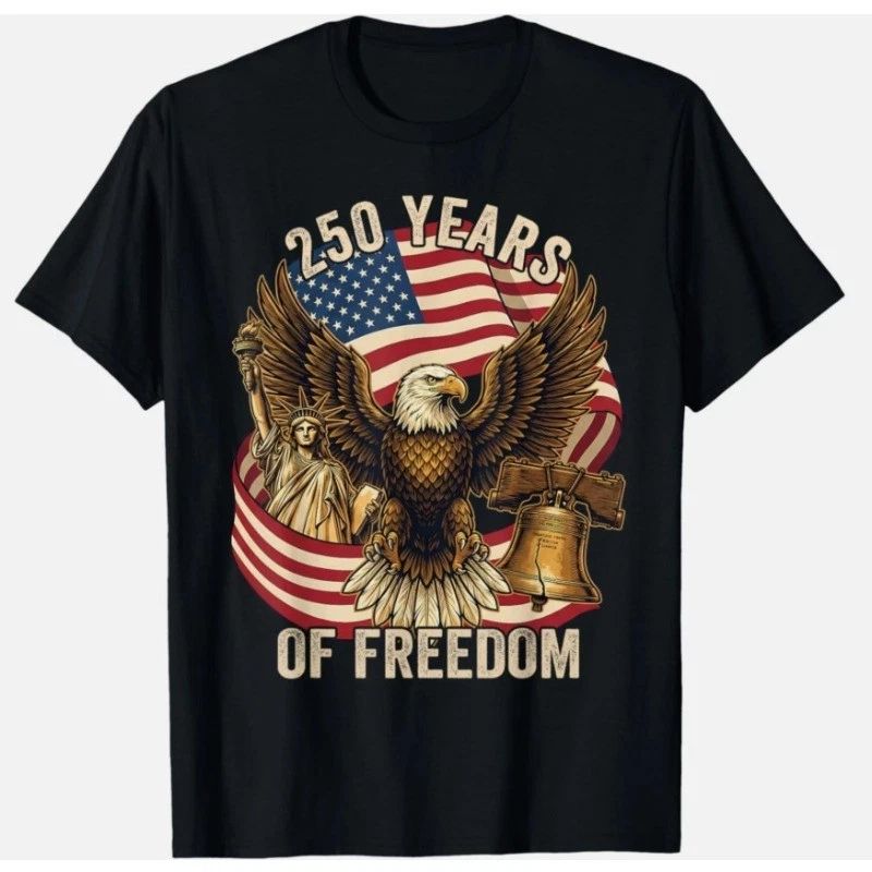 250 Years American 1776-2026 250th Birthday 250th USA T-Shirt Unisex T-shirt, Sweatshirt, Hoodie, Long Sleeve Tee - T-Shirt, Sweatshirt, Hoodie