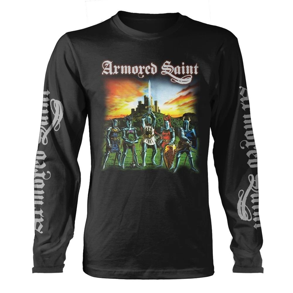 ARMORED SAINT - MARCH OF THE SAINT BLACK Long Sleeve Shirt Small Unisex T-shirt, Sweatshirt, Hoodie, Long Sleeve Tee - T-Shirt, Sweatshirt, Hoodie
