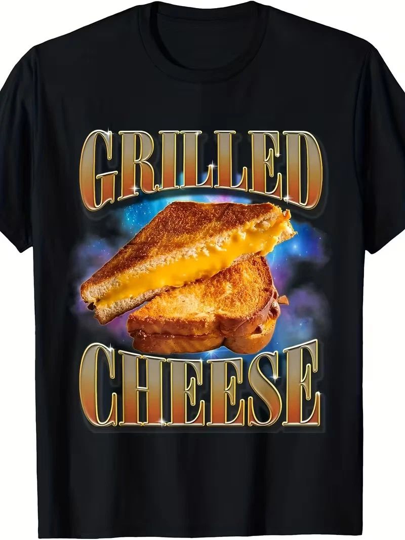 Men'S Funny Grilled Cheese Meme T-Shirt - Retro 90s Vintage Graphic Tee with "GR Unisex T-shirt, Sweatshirt, Hoodie, Long Sleeve Tee - T-Shirt, Sweatshirt, Hoodie