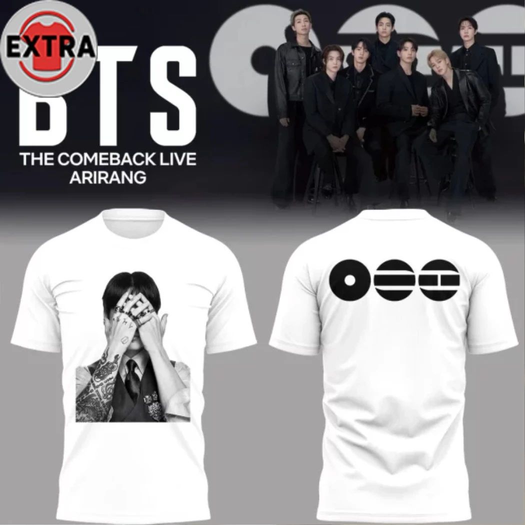 BTS The Comeback Live ARIRANG SPECIAL Shirts Unisex T-shirt, Sweatshirt, Hoodie, Long Sleeve Tee - T-Shirt, Sweatshirt, Hoodie
