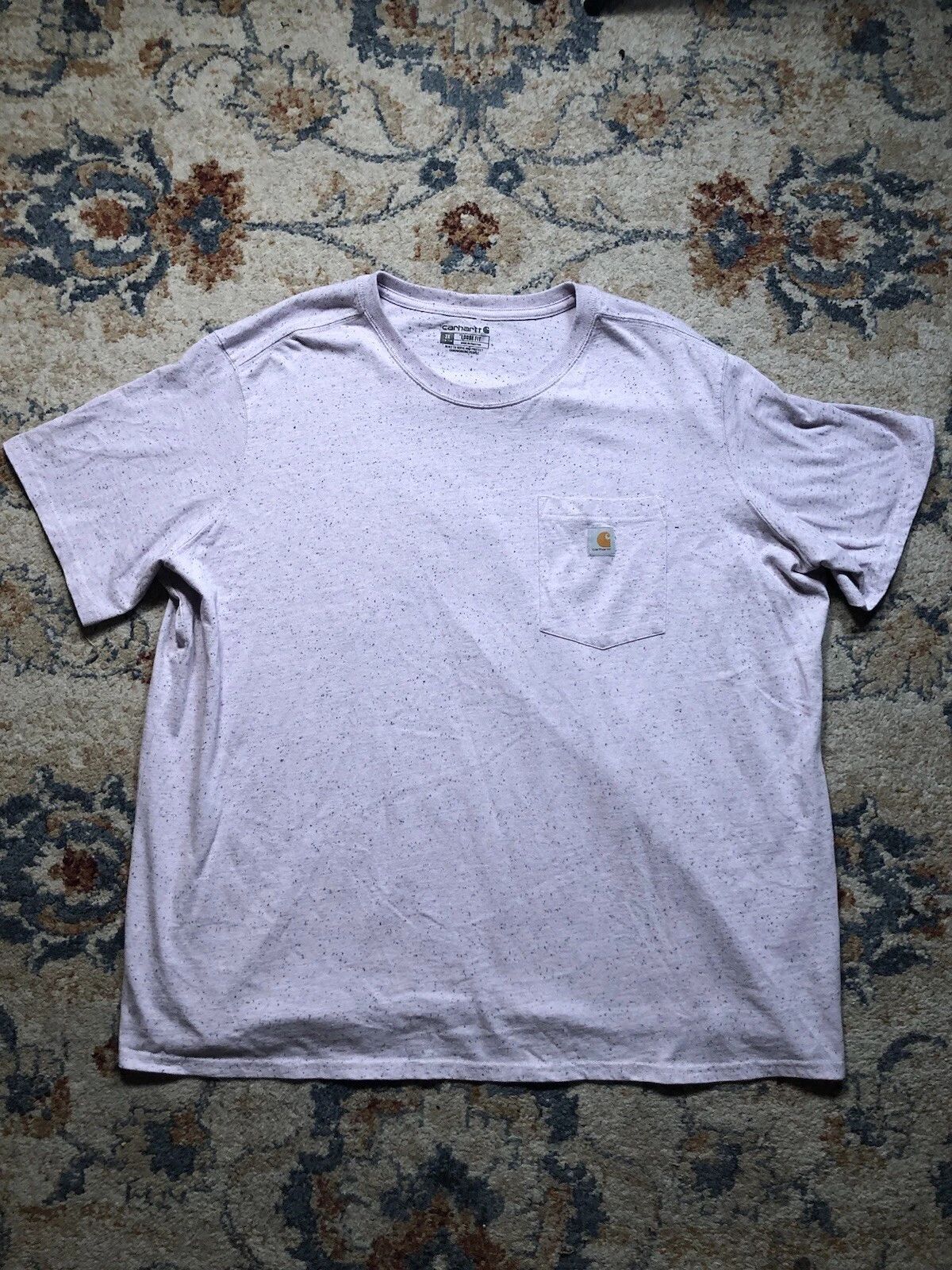 Carhartt Pocket Style T Shirt Loose Fit Workwear Simple Pink Size 3XL Unisex T-shirt, Sweatshirt, Hoodie, Long Sleeve Tee - T-Shirt, Sweatshirt, Hoodie