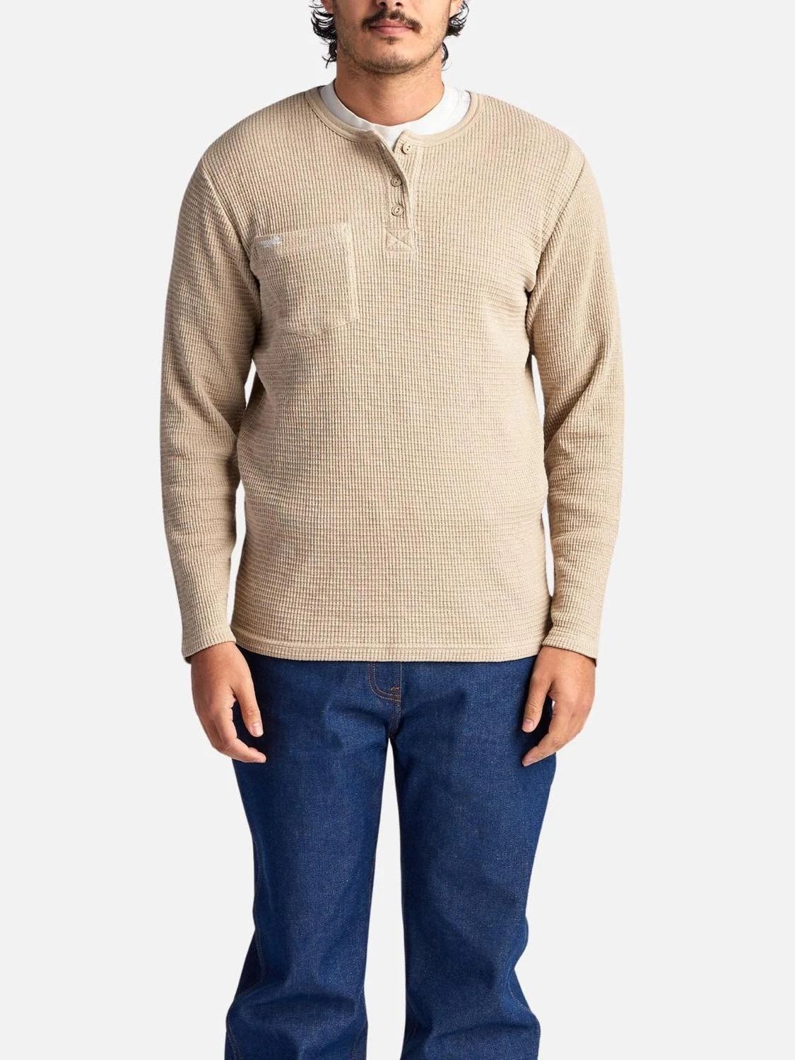 Seager Co. Sawpit Henley Long Sleeve Thermal Top Size 2XL Unisex T-shirt, Sweatshirt, Hoodie, Long Sleeve Tee - T-Shirt, Sweatshirt, Hoodie