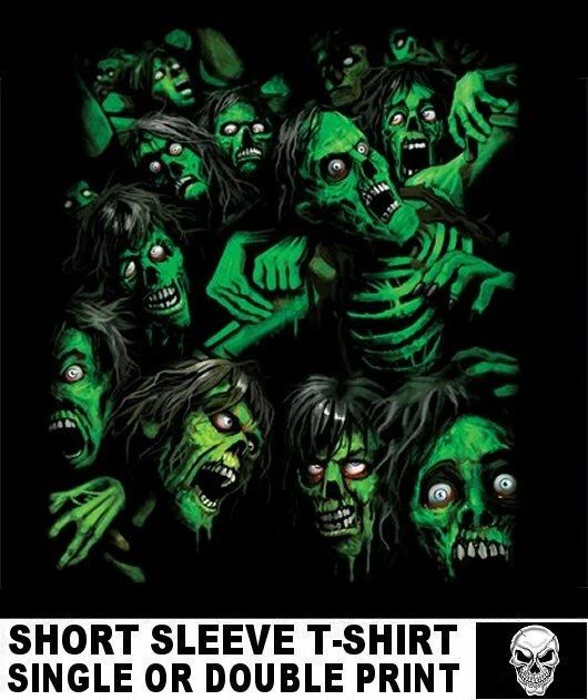 EVIL SCREAMING WICKED POSSESSED HAUNTED GOTHIC SKULLS ZOMBIES STYLE T-SHIRT AB12 Unisex T-shirt, Sweatshirt, Hoodie, Long Sleeve Tee - T-Shirt, Sweatshirt, Hoodie