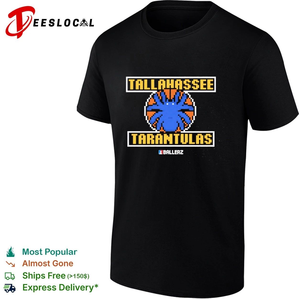 Tallahassee Tarantulas Ballerz basketball T-shirt Unisex T-shirt, Sweatshirt, Hoodie, Long Sleeve Tee - T-Shirt, Sweatshirt, Hoodie