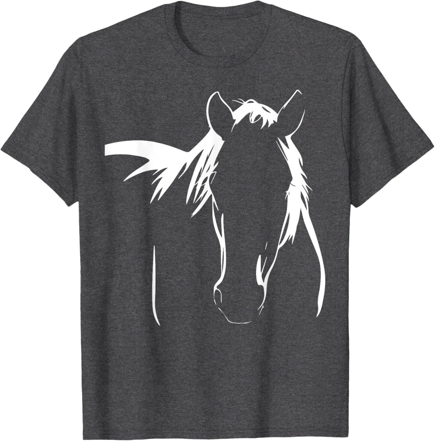 Elegant Horse Silhouette Graphic Art Design for Horse Lovers T-Shirt Unisex T-shirt, Sweatshirt, Hoodie, Long Sleeve Tee - T-Shirt, Sweatshirt, Hoodie