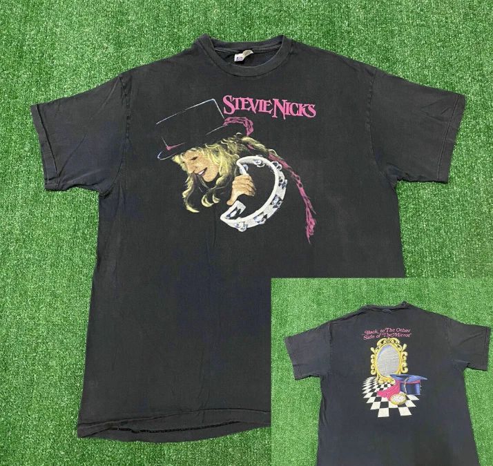 VINTAGE 1989 STEVIE NICKS OTHER SIDE OF THE MIRROR TOUR BAND T-SHIRT REPRINT Unisex T-shirt, Sweatshirt, Hoodie, Long Sleeve Tee - T-Shirt, Sweatshirt, Hoodie
