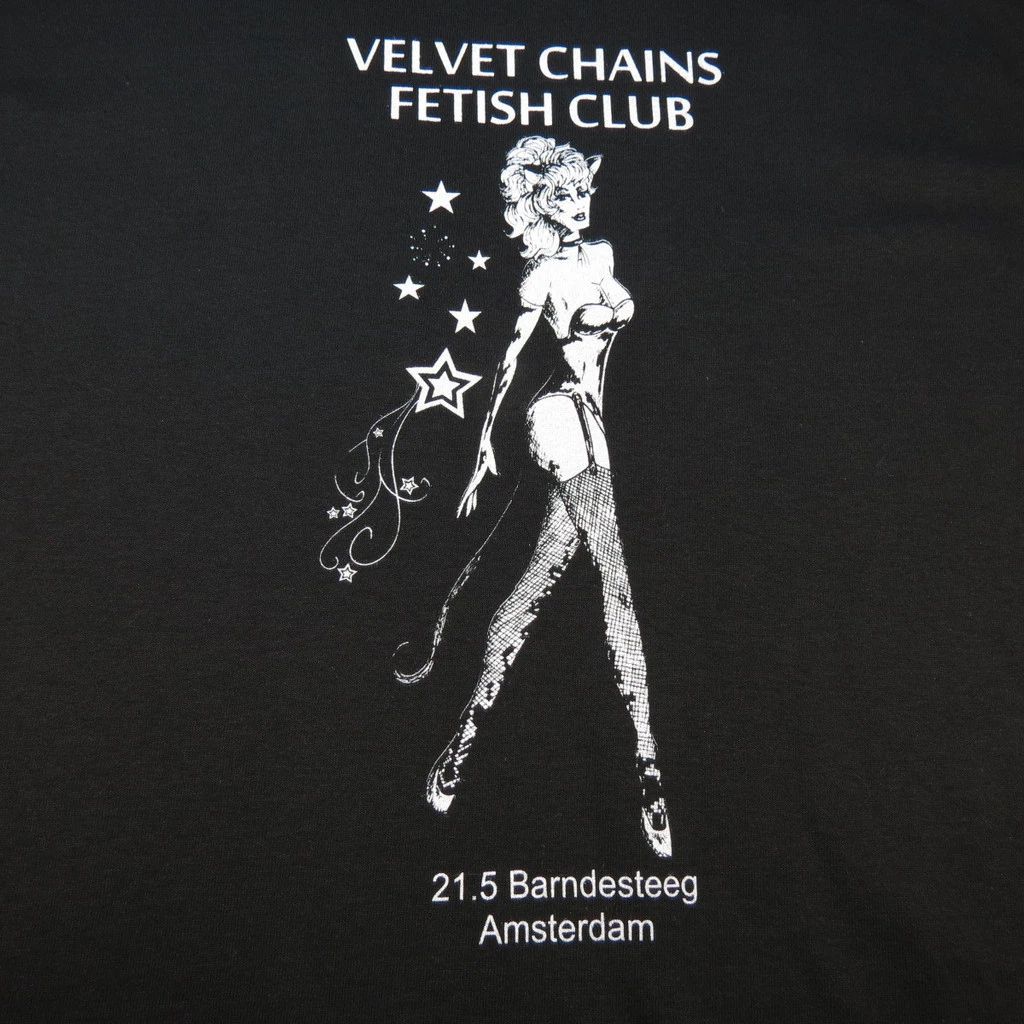 NEW VELVET CHAINS FETISH CLUB DIVE BAR AMSTERDAM TEE SHIRT Sz Mens S - 3XL Unisex T-shirt, Sweatshirt, Hoodie, Long Sleeve Tee - T-Shirt, Sweatshirt, Hoodie