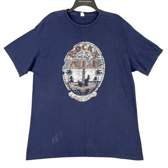 Rockin Beach Ale Shirt Huntington Beach California Guitar Beer Pub Bar Size L Unisex T-shirt, Sweatshirt, Hoodie, Long Sleeve Tee - T-Shirt, Sweatshirt, Hoodie