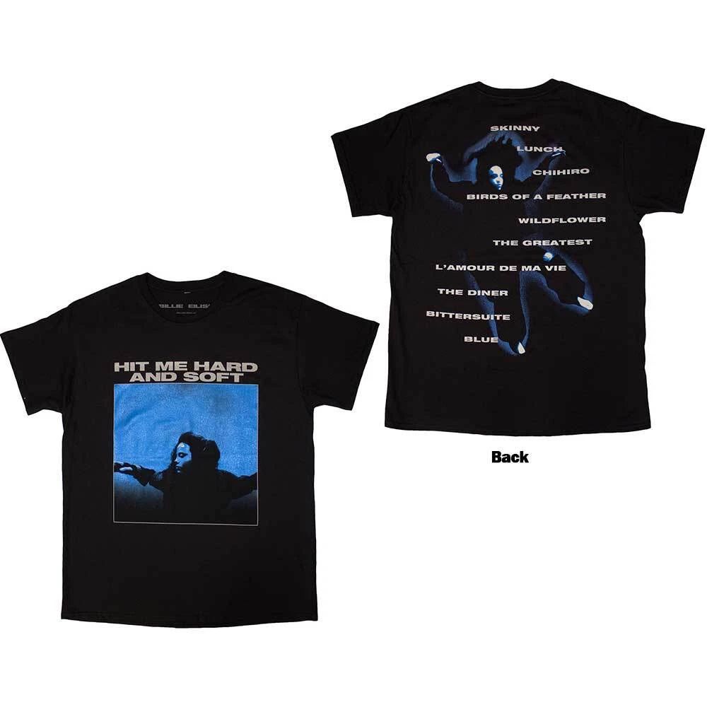 Billie Eilish Hit Me Hard And Soft Tracklist T-Shirt Black New Unisex T-shirt, Sweatshirt, Hoodie, Long Sleeve Tee - T-Shirt, Sweatshirt, Hoodie