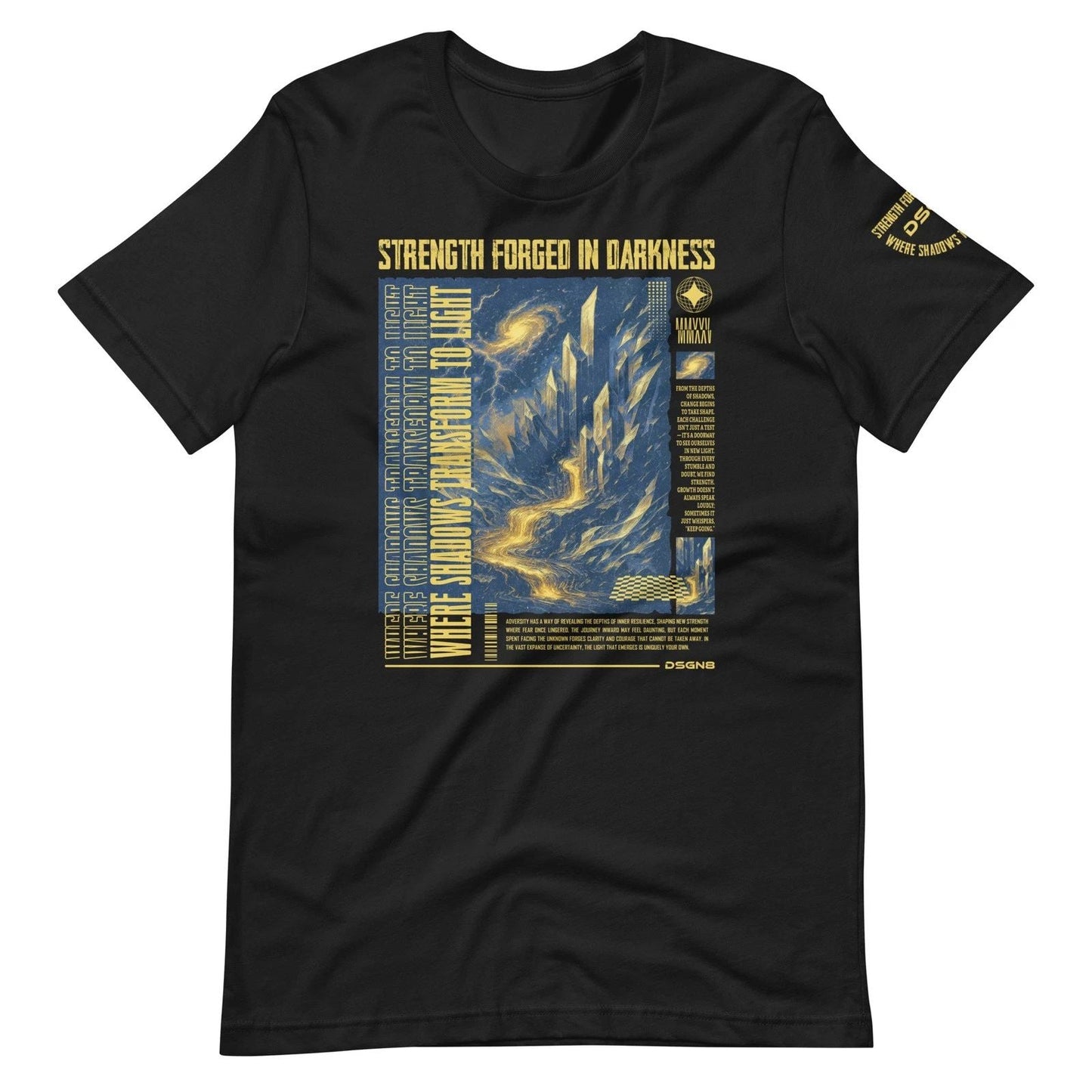 Strength Forged t-shirt Unisex T-shirt, Sweatshirt, Hoodie, Long Sleeve Tee - T-Shirt, Sweatshirt, Hoodie